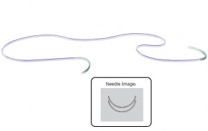 Ethicon Stratafix Knotless Tissue Control Devices - Stratafix Spiral PDO Suture, Violet, Size 2-0, 14 cm x 14 cm, with Double Armed SH Needles, 26 mm - SXPD2B414