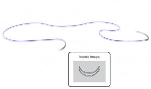 Ethicon Stratafix Knotless Tissue Control Devices - Stratafix Spiral PDO Suture, Violet, Size 3-0, 14 cm x 14 cm, with Double Armed FS Needles, 26 mm - SXPD2B417