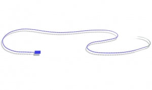 Ethicon Stratafix Knotless Tissue Control Devices - Stratafix Symmetric PDS Plus Suture, Violet, Size 0, 18", with OS-6 Needle, 36 mm - SXPP1A200