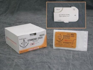 Ethicon Ethibond Excel Polyester Sutures - Ethibond-Excel Suture, White, PS-4, Size 4/0, 18" - X695G