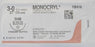 Ethicon Monocryl Undyed Monofilament Sutures - Ethiguard Monocryl Absorbable Suture, Undyed Monofilament, Size 3-0, 27" - YB416