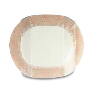 Crawford Healthcare KerraFoam Gentle Border Dressings - KerraCel Foam Dressing, 7" x 8", Oval, Gentle Border - 131596