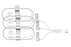 Evans Medical SCIg Safety Sets - SCIg Safety Set, 36" Tri-Furcated Tubing, Needle, - SAF-Q-306-G27