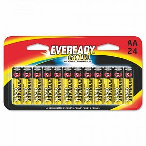 Eveready Gold Alkaline Batteries - Gold AA Alkaline Batteries, 1.5V - A91BP-24HT