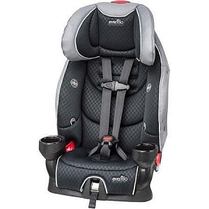 Evenflo Company SecureKid Booster Car Seats - SecureKid Booster Car Seat, LX, Raven - 30811707