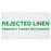 Champion Sports Bilingual Linen Decals - "Rejected Linen" Bilingual Decal, 4" x 10", Green - EVS173901