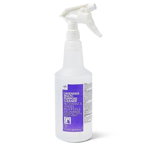 Medline Lavender Multisurface Cleaner - 32-oz. Trigger Spray Lavender-Scented Multipurpose Cleaner - EVSCHEM006