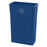 Medline 23-Gal. Plastic Recycling Bin with Sidewall Venting - TRASH CAN, SLIM, 23GAL, RECYCLE, BLU - EVSSTC2304RL