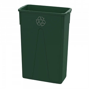 Impact Products Inc Rectangular Trash Cans - Trash Can, Rectangle, Recycle, 23 gal., Green - STC2307RL