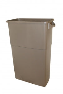 Impact Products Inc Rectangular Trash Cans - Trash Can, Rectangle, 23 gal., Beige - 7023-15-90