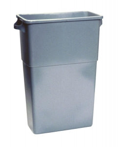 Impact Products Inc Rectangular Trash Cans - Trash Can, Rectangle, 23 gal., Gray - 7023-3-90