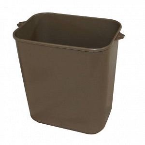 Medline Soft-Side Desk Trash Cans - TRASH CAN, SOFT-SIDE, DESKSIDE, 14-QT, BEIGE - EVSTC770115