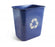 Medline Soft-Side Desk Trash Cans - TRASH CAN, DESKSIDE, 28-QT, RECYCLE, BLUE - EVSTC770211R