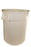 Impact Products Inc Round Trash Cans - Heavy-Duty Round Trash Can, White, 32 gal. - 7732-1-90