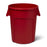 Impact Products Inc Round Trash Cans - Heavy-Duty Round Trash Can, Red, 32 gal. - 7732-6-90