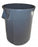 Impact Products Inc Round Trash Cans - DBD-TRASH CAN, ROUND, HEAVY DUTY, 44GAL, GRA - 7744-3-90