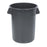 Continental Tuffcan Receptacles - TRASH CAN, ROUND, HEAVY DUTY, 32GAL, GRAY - 27260548