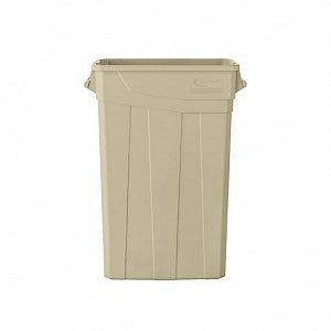 Medline Rectangular Trash Cans - TRASH CAN, RECTANGULAR, 23GAL, BEIGE - EVSTCTHIN23BE