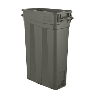 Medline Rectangular Trash Cans - TRASH CAN, RECTANGULAR, 23GAL, GRAY - EVSTCTHIN23GY