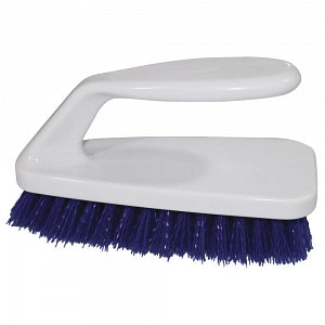 Medline PolyPro Scrub Brush - BRUSH SCRUB IRON HANDLE POLYPRO BLUE 6" - EVSTOOL432