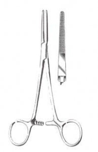 Fine Surgical Kelly Rankin Forceps - Kelly Forceps, Rankin, Straight, 6.25" - 12-210