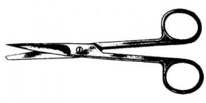 Fine Surgical Inc Operating Scissors - Operating Scissors, Straight, 5.25" - 8-114