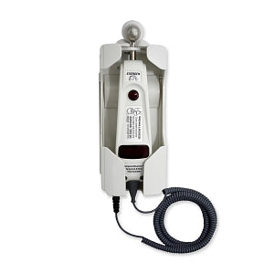 Exergen Corporation Exergen TAT-5000 Thermometer with Wall Mount System - Exergen TAT-5000 (core measurement) Temporal Scanner Thermometer with Wall Mount (134305) and Coiled Cable - 124288