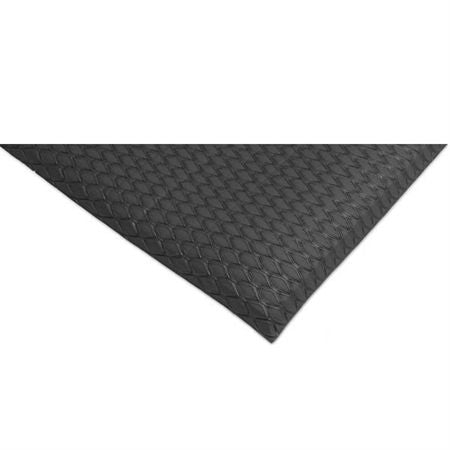 Economy Anti-Fatigue Mat Black 3'W x 5'L - 5/8" Thick