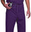 Unisex Fashion Poplin Fashion Scrub Pants Eggplant