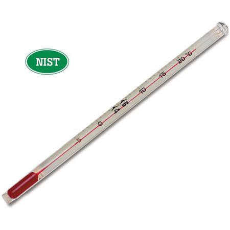 Incubator Thermometer Uncoated - 24° to 57°C - 7"L