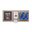 Exam Room Hygiene Double Glove Panel Room Organization with Acrylic Glove Dispenser on Panel - 35"W x 16"H