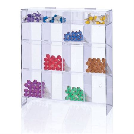 Extra Large Acrylic Tube Rack Extra Large Tube Rack - 15.5"W x 5.25"D x 17.5"H