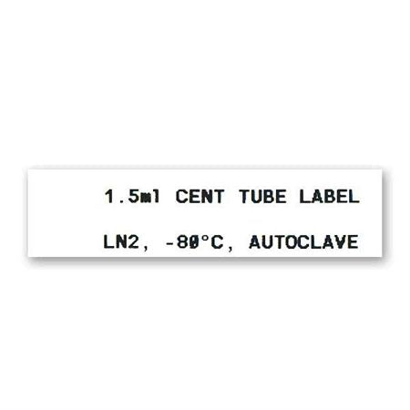 Extreme Temperature Label Tape 0.75"W x 21'L