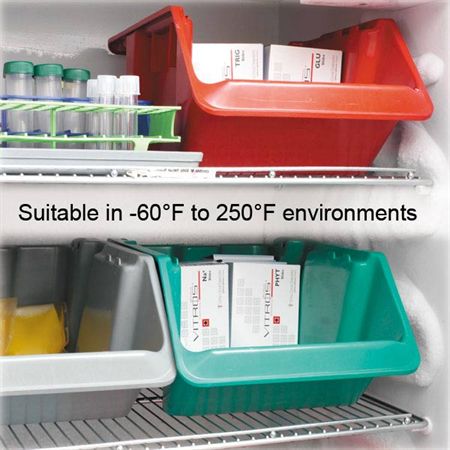 Freezer-Safe Nest-n-Stack Storage Bin 11.4"W x 24"D x 7.9"H