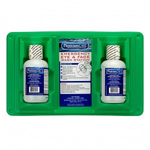 First Aid Only Eye Wash Stations - Eye Wash Station with Two 16 oz. Solution Bottles - 24-102-001