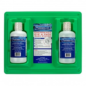 First Aid Only Eye Wash Stations - Eye Wash Station with Two 32-oz. Bottles of Solution - 24-201-001