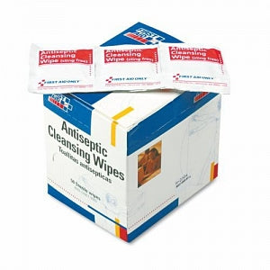 First Aid Only Antiseptic Cleansing Wipe - Antiseptic Cleansing Wipes - H-307