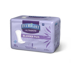 Medline FitRight Bladder Control Pads - Ultimate Bladder Pad Liners, 5.5" x 15.75" - FBC1040