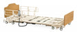 Medline Alterra 1232 Hi-Low Long-Term Hospital Beds - Alterra 1232 4-Motor Hi-Low Hospital Bed with Solar Oak Head / Footboards, Standard Rails, Mounting Hardware and Mattress Retainers - FCE1232QO