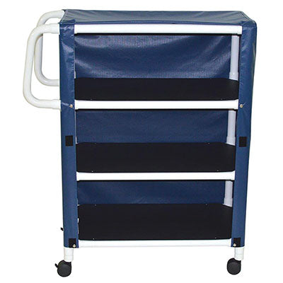 3-Shelf Utility / Linen Cart with Mesh