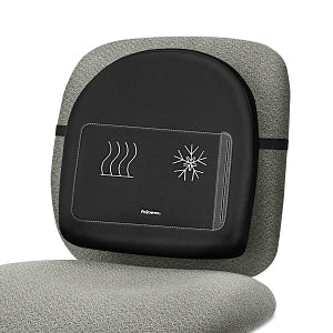 Fellowes Climate Control Backrest in Black - Climate Control Back Rest, Black, 14-1/2"w x 3"d x 13-5/8"h - 9190001