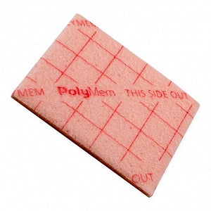 Ferris PolyMem Nonadhesive Wound Dressings - PolyMem Nonadhesive Square Polyurethane Foam Wound Dressing, 1.8" x 1.8" - 5022