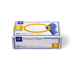 Medline FitGuard Touch Powder-Free Nitrile Exam Gloves - FitGuard Touch Powder-Free Nitrile Exam Gloves, Size S - FG3001