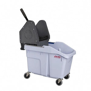 Freudenberg Medical Ultraflex Mop Bucket with Wringer - Ultraflex Bucket, Down Press Wringer, 36 qt. - 133879