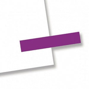 First Healthcare Products Alert Tags - TAGS, ALERT, 1"L X 3/16"W, PURPLE - 20142