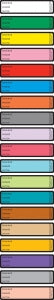 First Healthcare Products Printed Spine ID Labels - Printed Spine ID Label, 5-3/8" x 1-3/8", Green - 5033-02