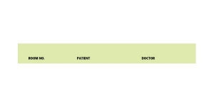 First Healthcare Products Printed Spine ID Labels - Printed Spine ID Label, 5-7/16" x 1/2", Lime - 5063-12