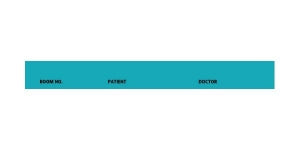 First Healthcare Products Printed Spine ID Labels - Printed Spine ID Label, 5-7/16" x 1/2", Aqua - 5063-13