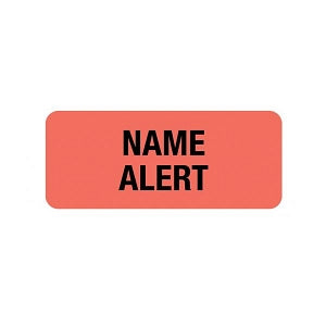 First Healthcare Products Med-Alert Labels - Medicare Label, Name Alert, Fluorescent Red, 2-1/4" x 15/16" - 50772