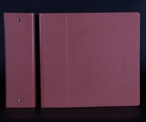 First Healthcare Products 4" Side Opening Binders - BINDER, POLY, 4" S / O 3 RING, BURGUNDY - M10020R3